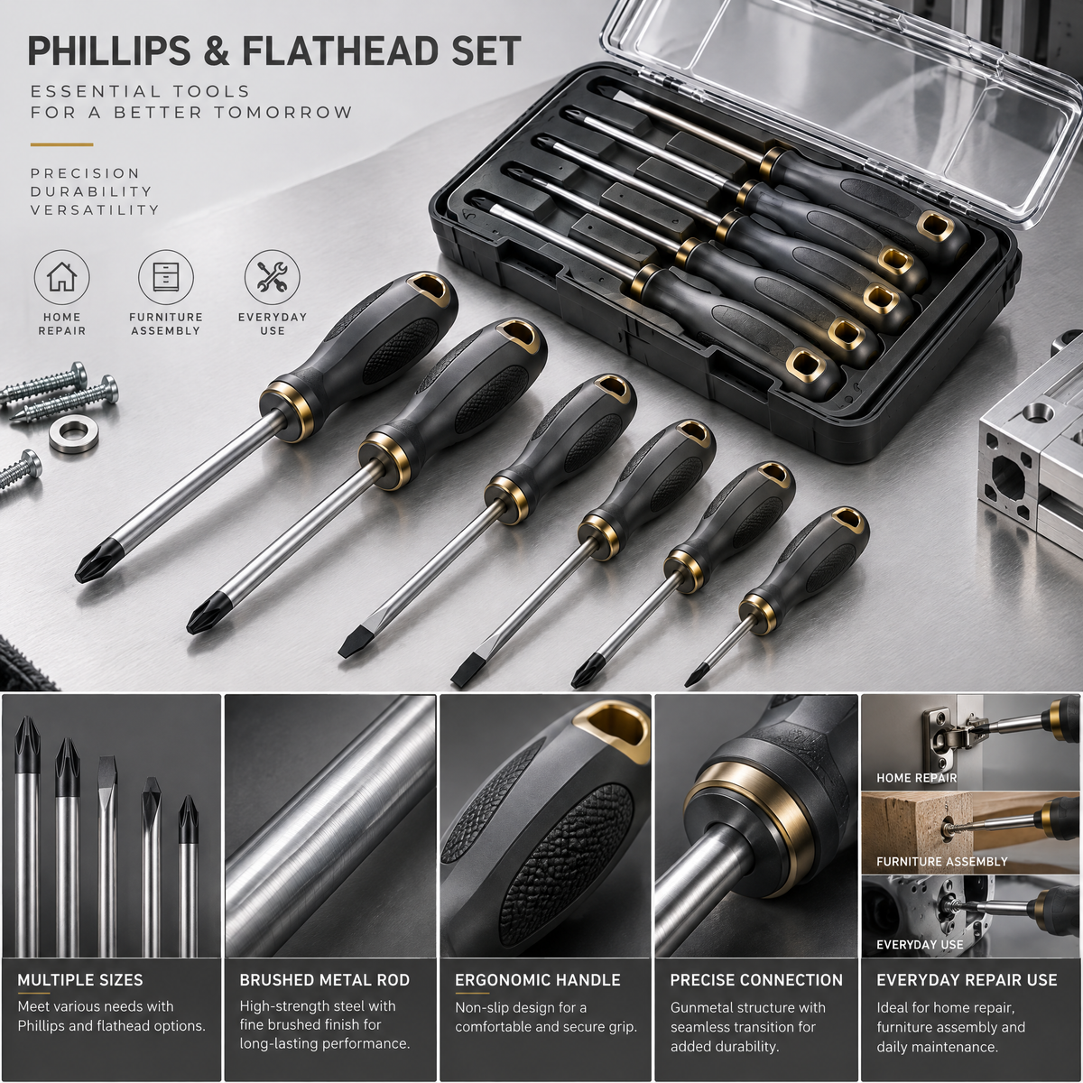 Avelmaris™ 7-Piece Precision Screwdriver Set