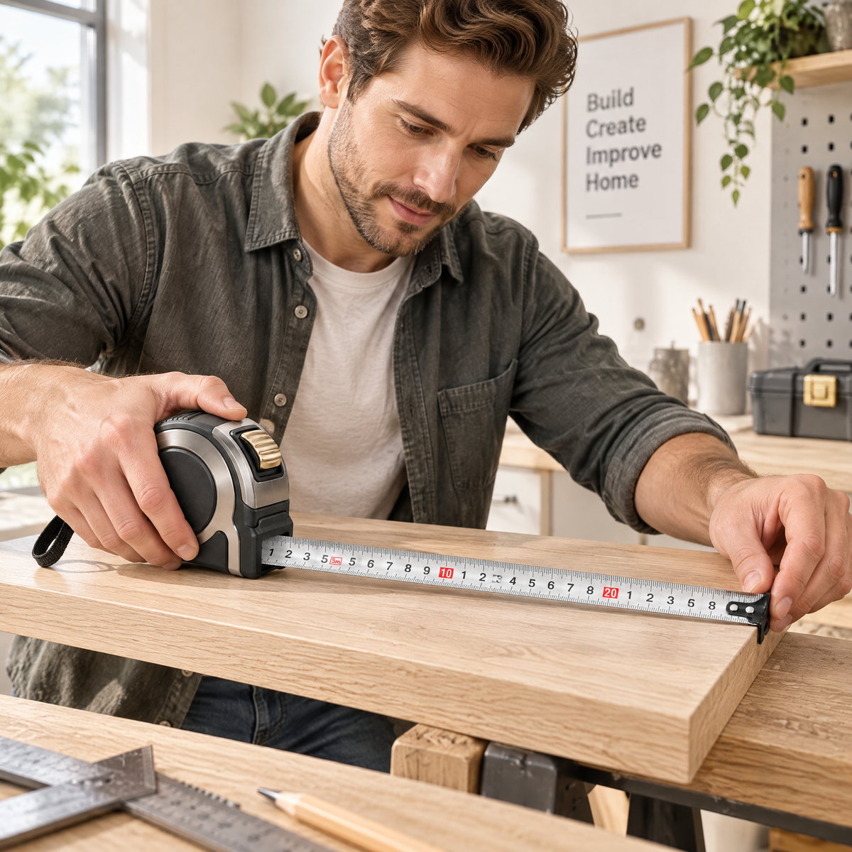 Avelmaris™ Heavy-Duty Retractable Tape Measure
