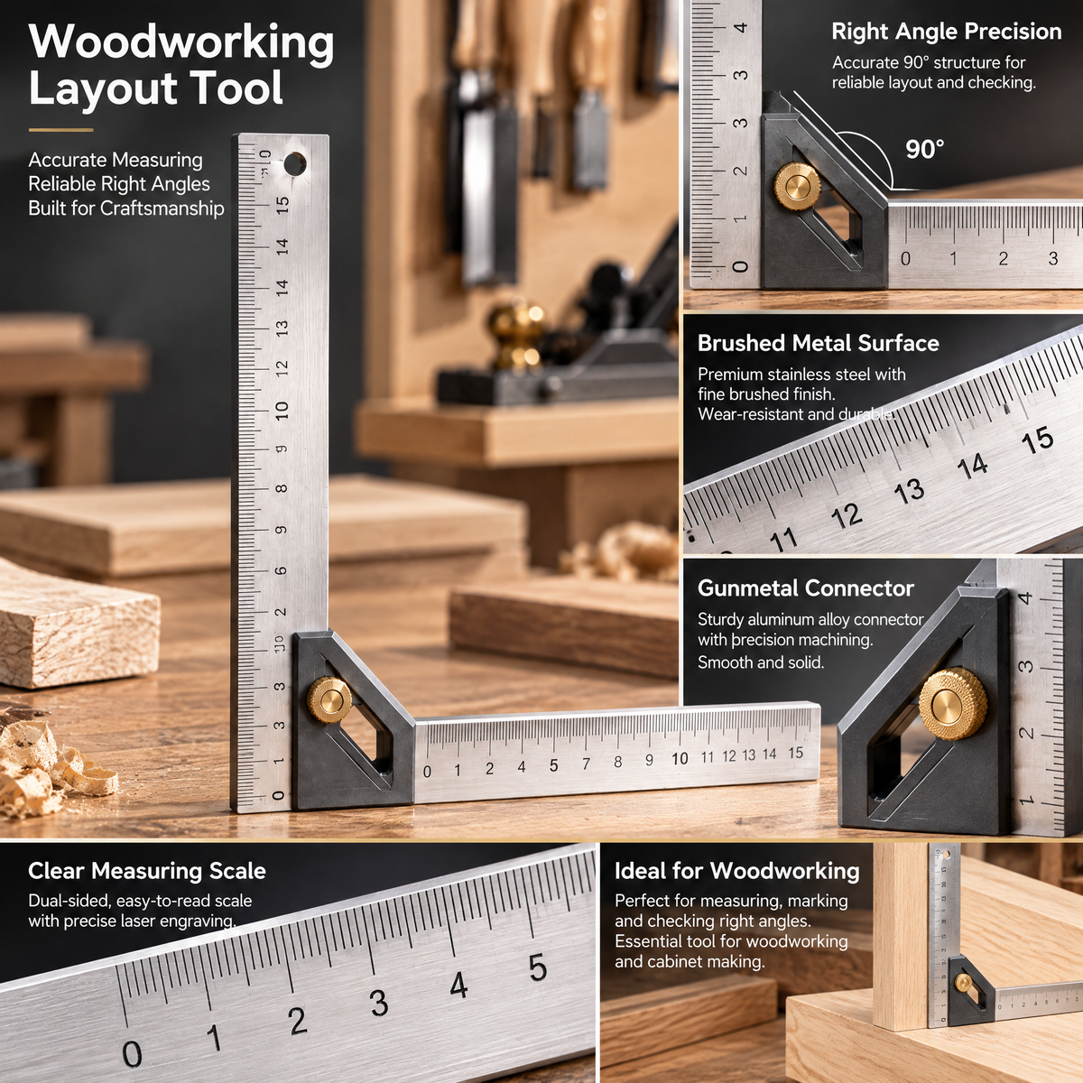 Avelmaris™ Precision Combination Square