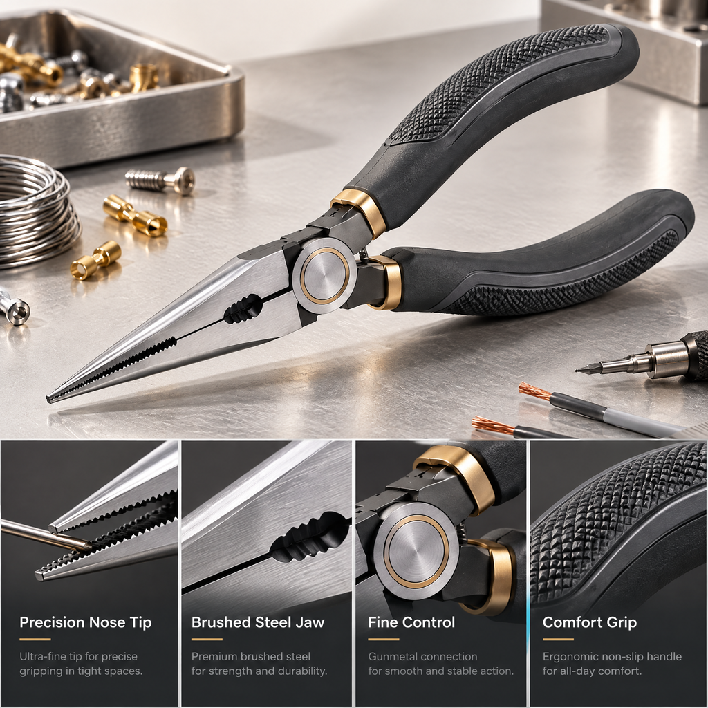 Avelmaris™ Long Nose Precision Pliers