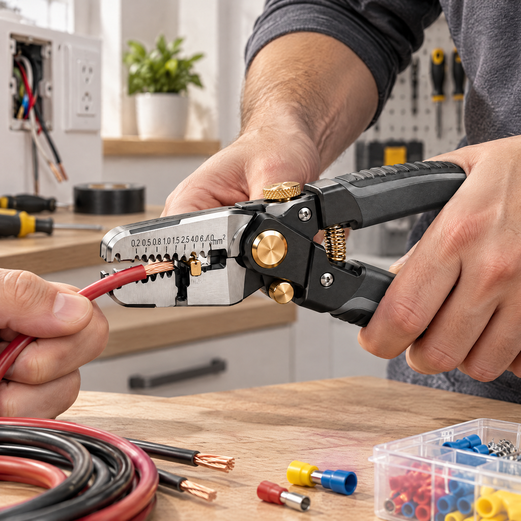 Avelmaris™ Self-Adjusting Wire Stripper Tool
