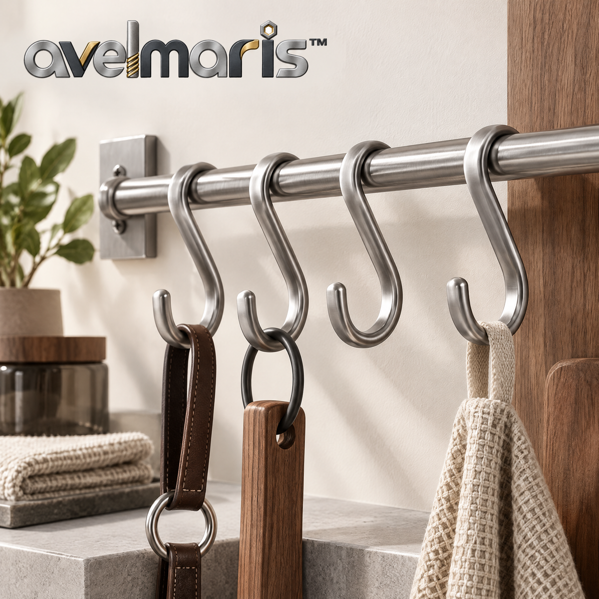 Avelmaris™ Stainless Steel S Hook Set